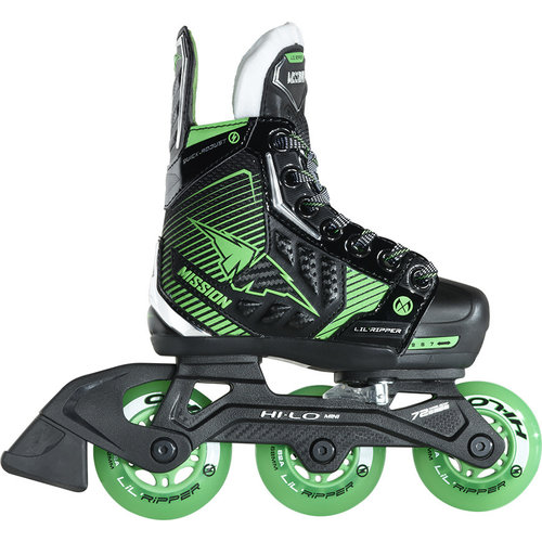Bauer Mission Lil Ripper Adjustable Inline Hockey Skate - Youth Bauer Mission Lil Ripper Adjustable Inline Hockey Skate - Youth