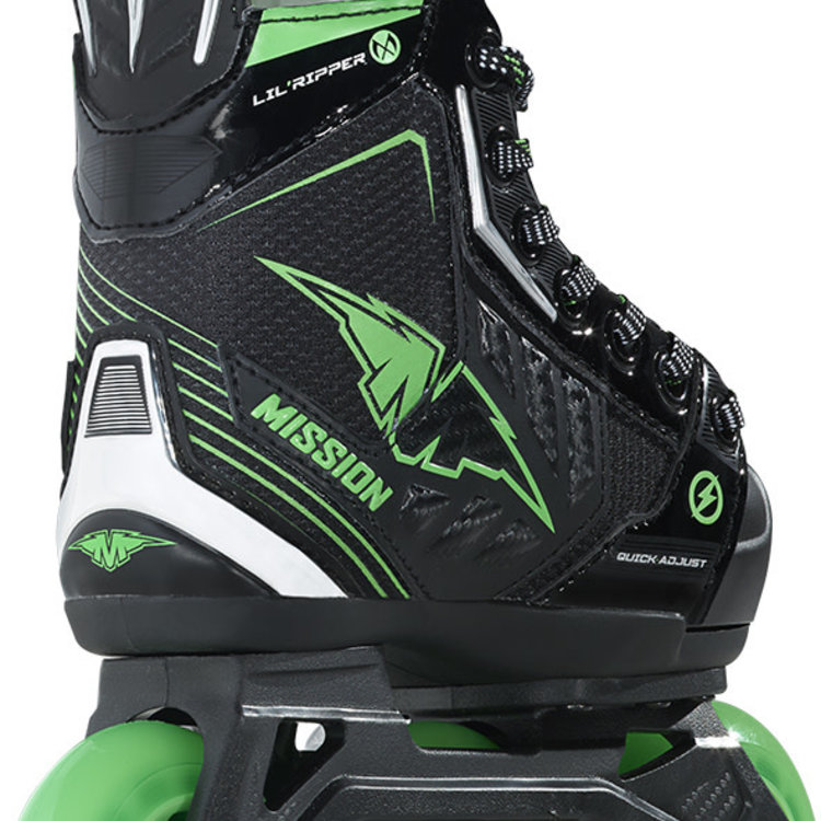 Bauer Mission Lil Ripper Adjustable Inline Hockey Skate - Youth