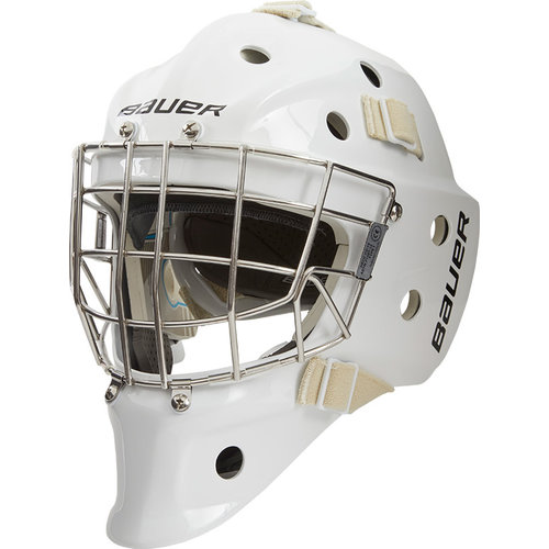 Bauer Bauer 940 Goal Helmet - White - Junior