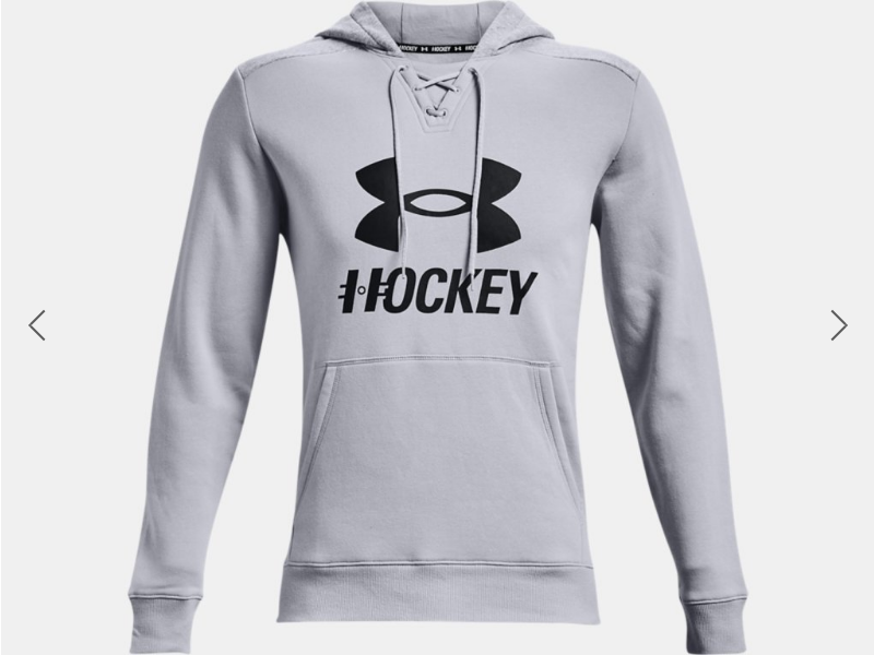 Under Armour Hockey Icon Hoody - Adult - Mod Gray | Hockey - Jerry's Hockey