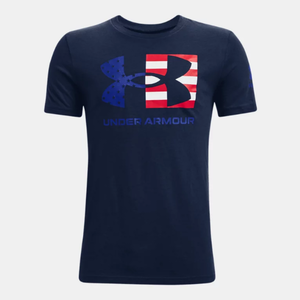 Under Armour Under Armour UA Freedom Chest Flag Tee - Academy/Royal - Youth