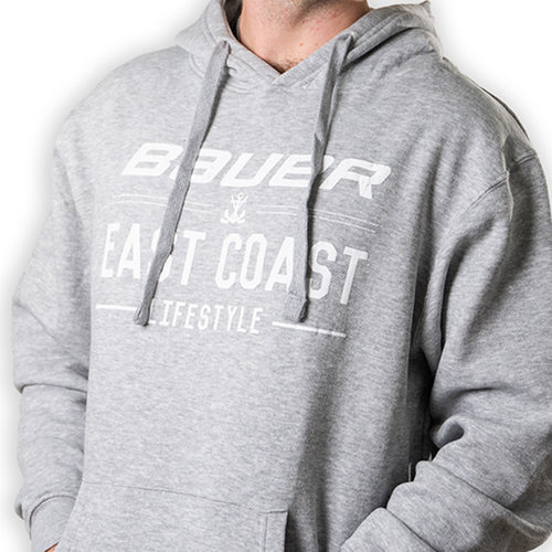 East Coast Lifestyle Bauer East Coast Lifestyle Hoodie - Senior - Grey
