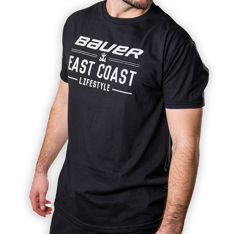 Bauer East Coast Lifestyle Collab Tee - Black | Jerry's Hockey