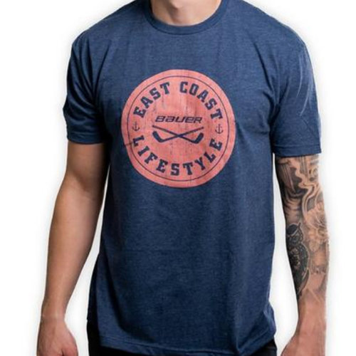 East Coast Lifestyle Bauer East Coast Lifestyle Anchor Tee - Senior - Navy East Coast Lifestyle Bauer East Coast Lifestyle Anchor Tee - Senior - Navy