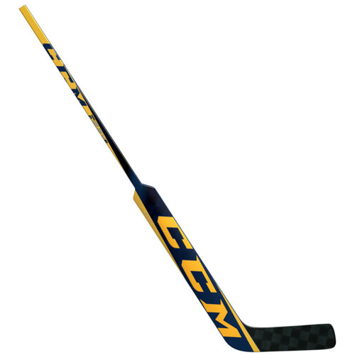 CCM CCM EFLEX 5 ProLite Custom Color Goal Stick - Senior - Navy/Gold