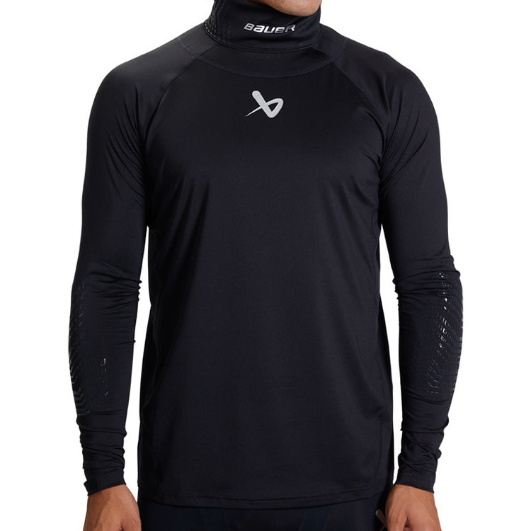 Bauer Bauer Long Sleeve NeckProtect Top - Senior