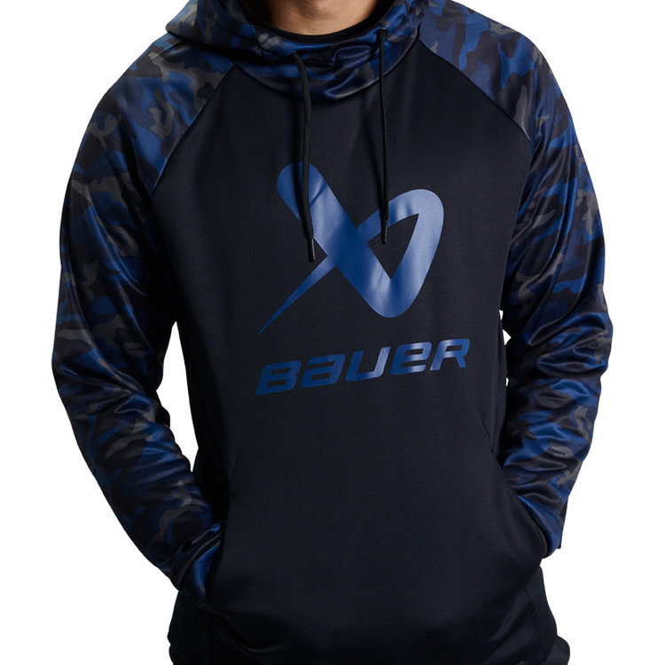 Bauer Bauer Raglan Camo Hoodie - Senior - Black