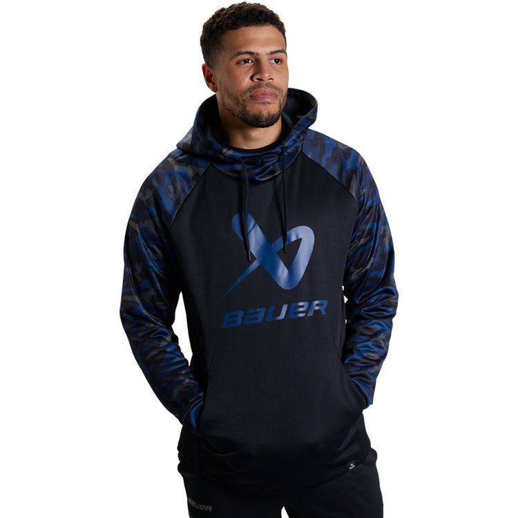 Bauer Bauer Raglan Camo Hoodie - Senior - Black