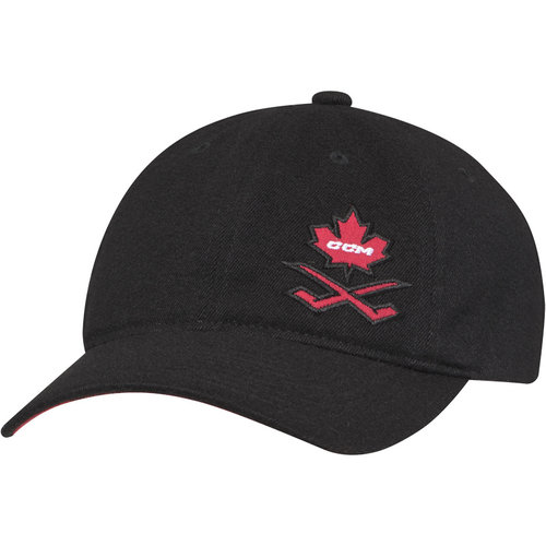 CCM CCM Plaid Leaf Slouch Adjustable Cap - Black