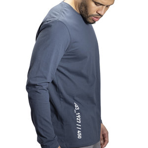 Bauer Bauer Long Sleeve Heritage Tee - Senior - Gray