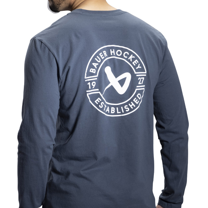 Long-Sleeve Logo Graphic Hockey Jersey T-Shirt