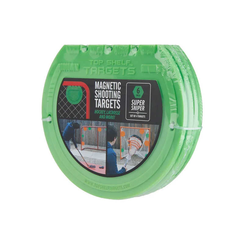 Top Shelf Targets Green 6 inch 4pack Jerry's Hockey Jerry's