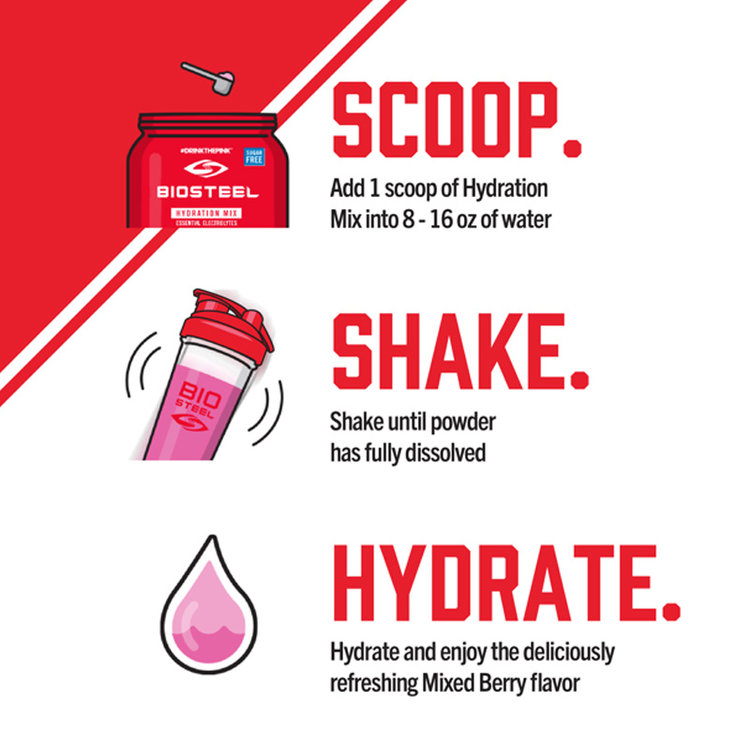 BioSteel BioSteel - Hydration Mix - 315G - Mixed Berry