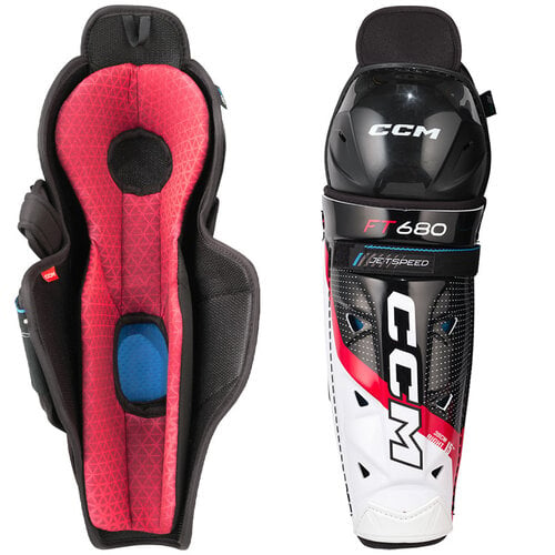 CCM CCM JetSpeed FT680 Shin Guard - Junior