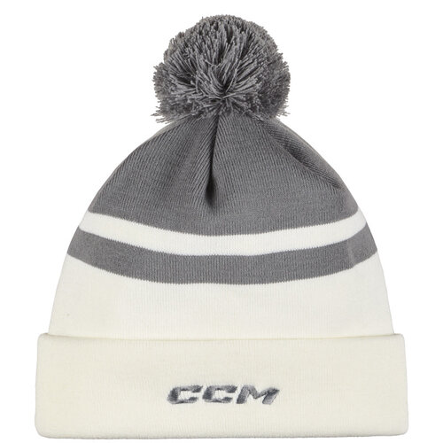 CCM CCM Team Pom Knit with Fleece Liner - Dark Heather Grey