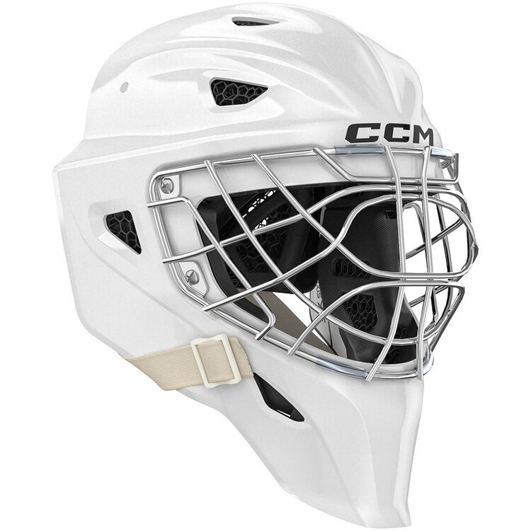 CCM CCM AXIS XF Goal Helmet - White