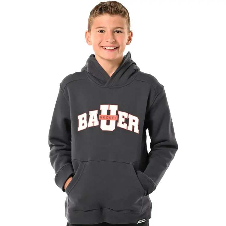 Bauer Bauer University Hoodie - Youth - Dark Grey