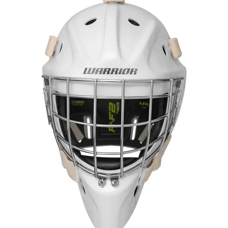 Warrior Warrior R/F2 E+ Certified Goal Helmet - Junior - White