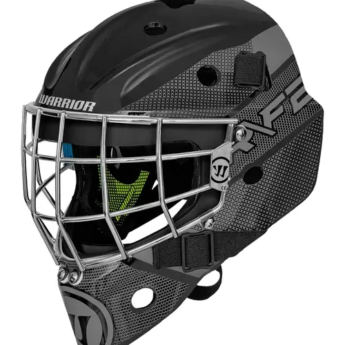 Warrior Warrior R/F2 E Certified Goal Helmet - Youth - Black