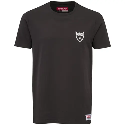 CCM CCM Monochrome Shield Tee - Black - Senior