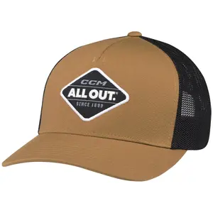 CCM CCM All Outside Meshback Trucker Cap - Light Brown