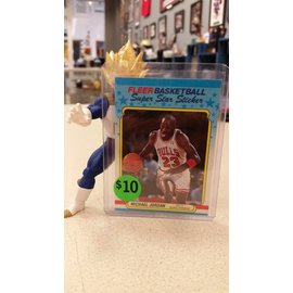 MICHAEL JORDAN FLEER STICKER