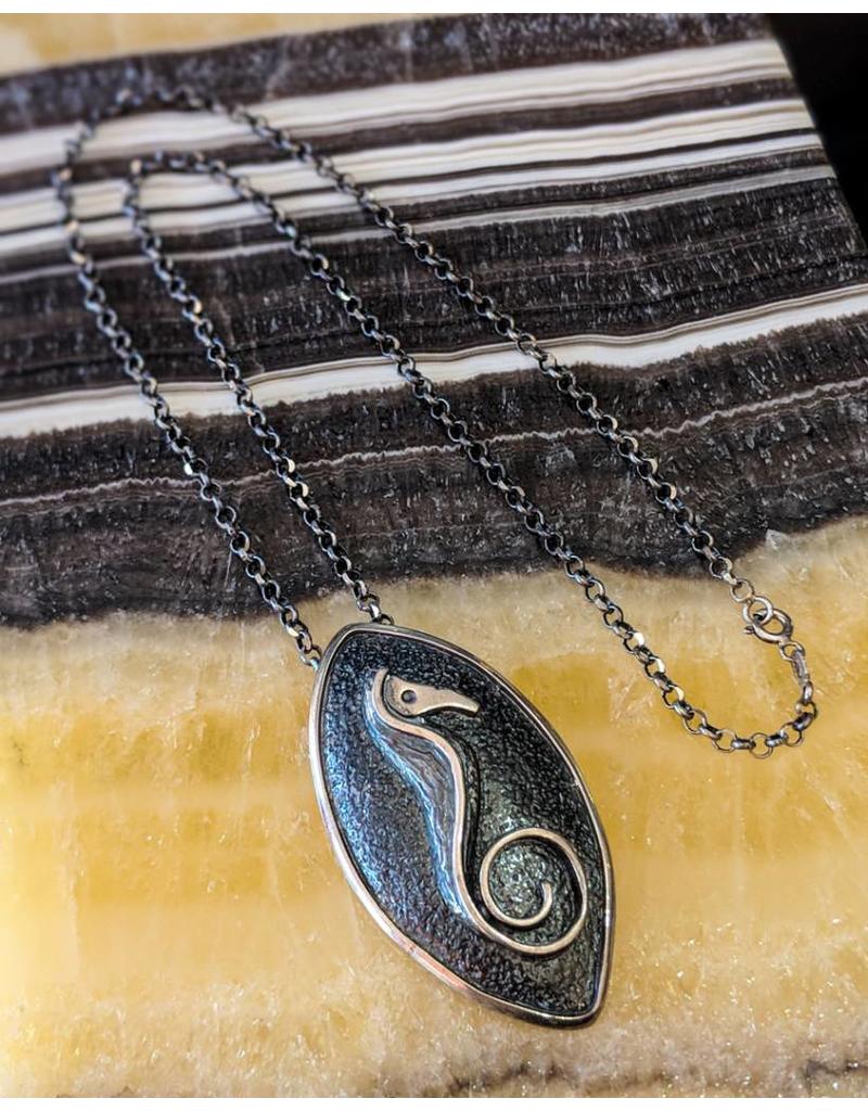 Bora Jewelry Seahorse Pendant and Chain