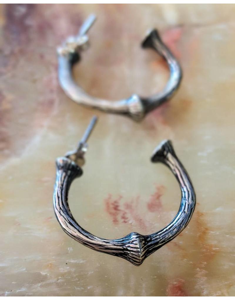 Bora Jewelry Two-Thirds Hoop Earrings