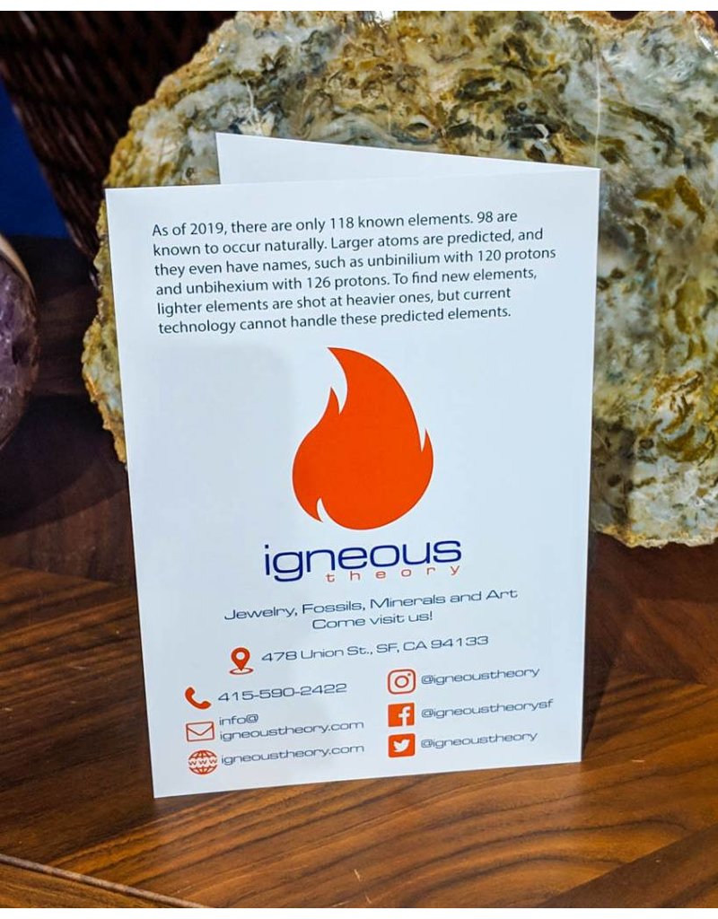 Igneous Theory Element of Indecision Greeting Card