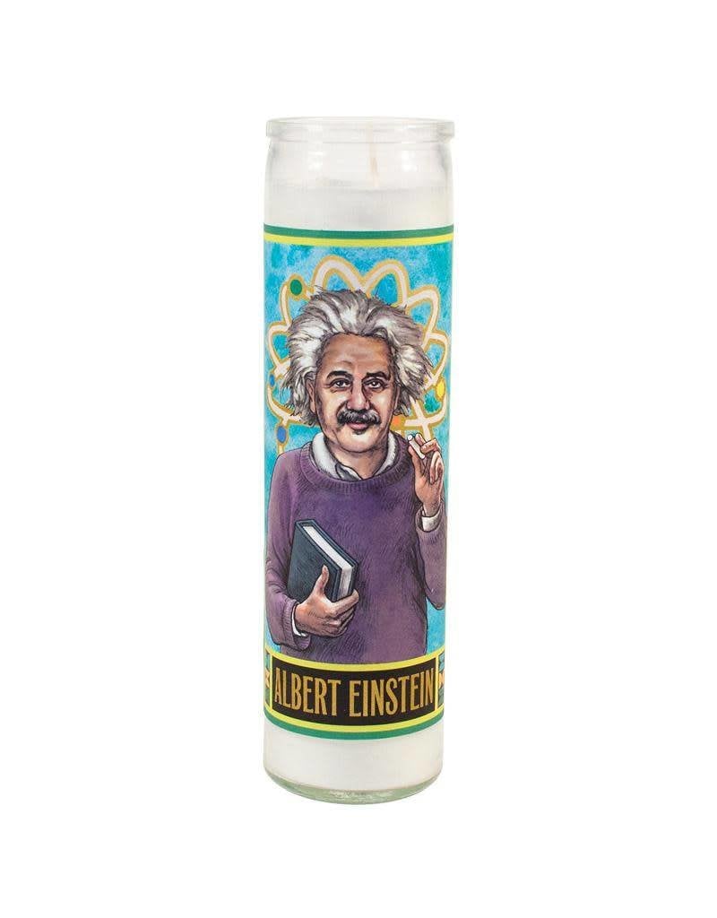 The Unemployed Philosophers Guild Albert Einstein Secular Saint Candle