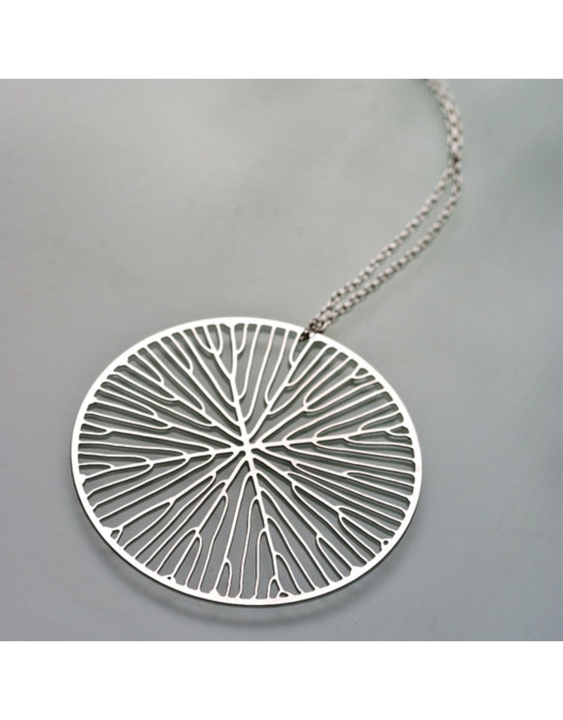 Nervous System Xylem Peltate Pendant with Chain
