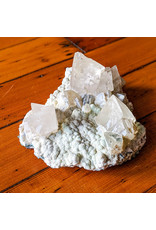 Calcite Okenite Celadonite 165x135x80mm 931g India