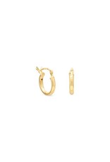 Gold-plated Hoop Earrings 2mm