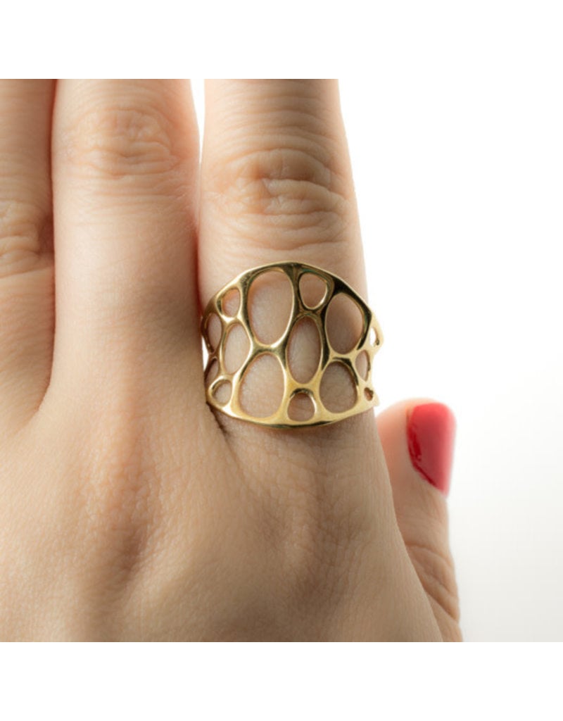 Nervous System Cell Cycle 1-Layer Brass Ring 7