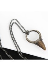 Powers Handcrafted Meuse Brass Mosasaur Tooth Necklace