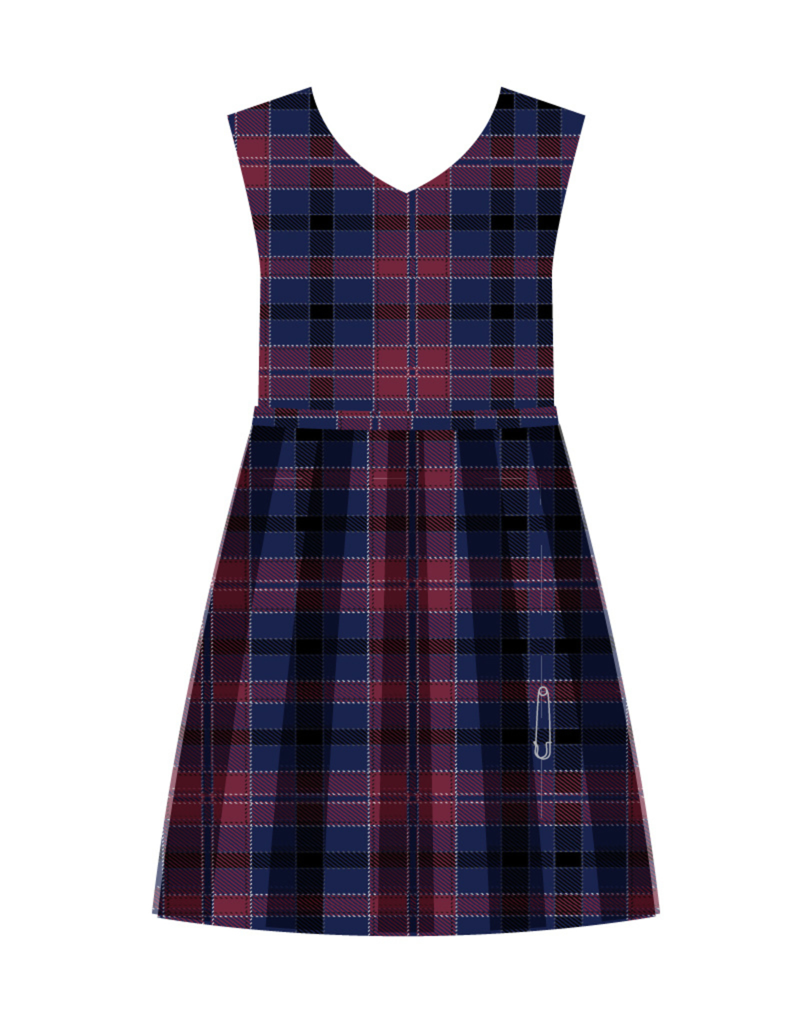 Top Marks Junior Style Tartan Tunic