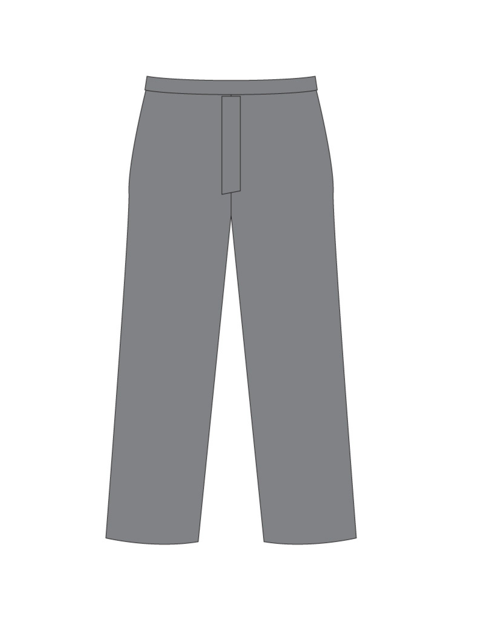 Boys' School Uniform Pants - Flat Front Design