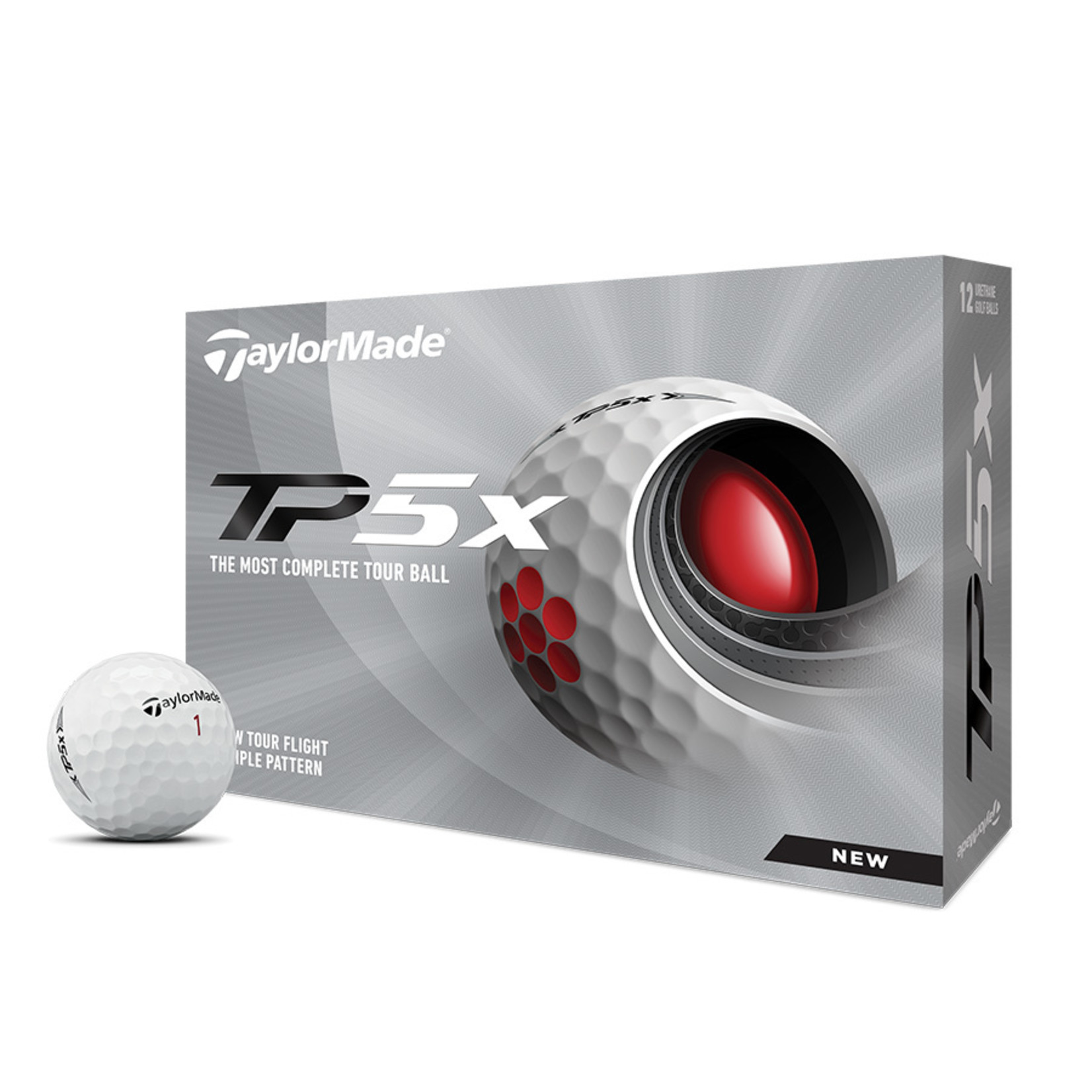 TaylorMade TM21 TP5X Dozen White