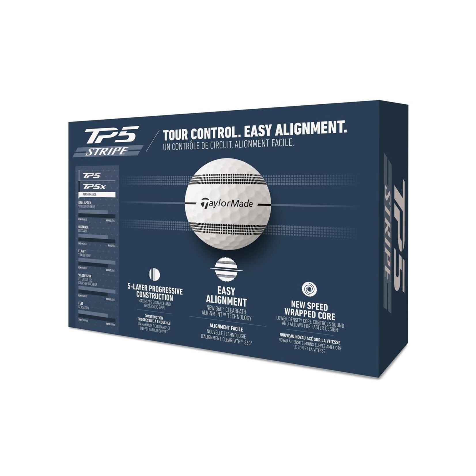 TaylorMade TM24 TP5 Stripe Dozen