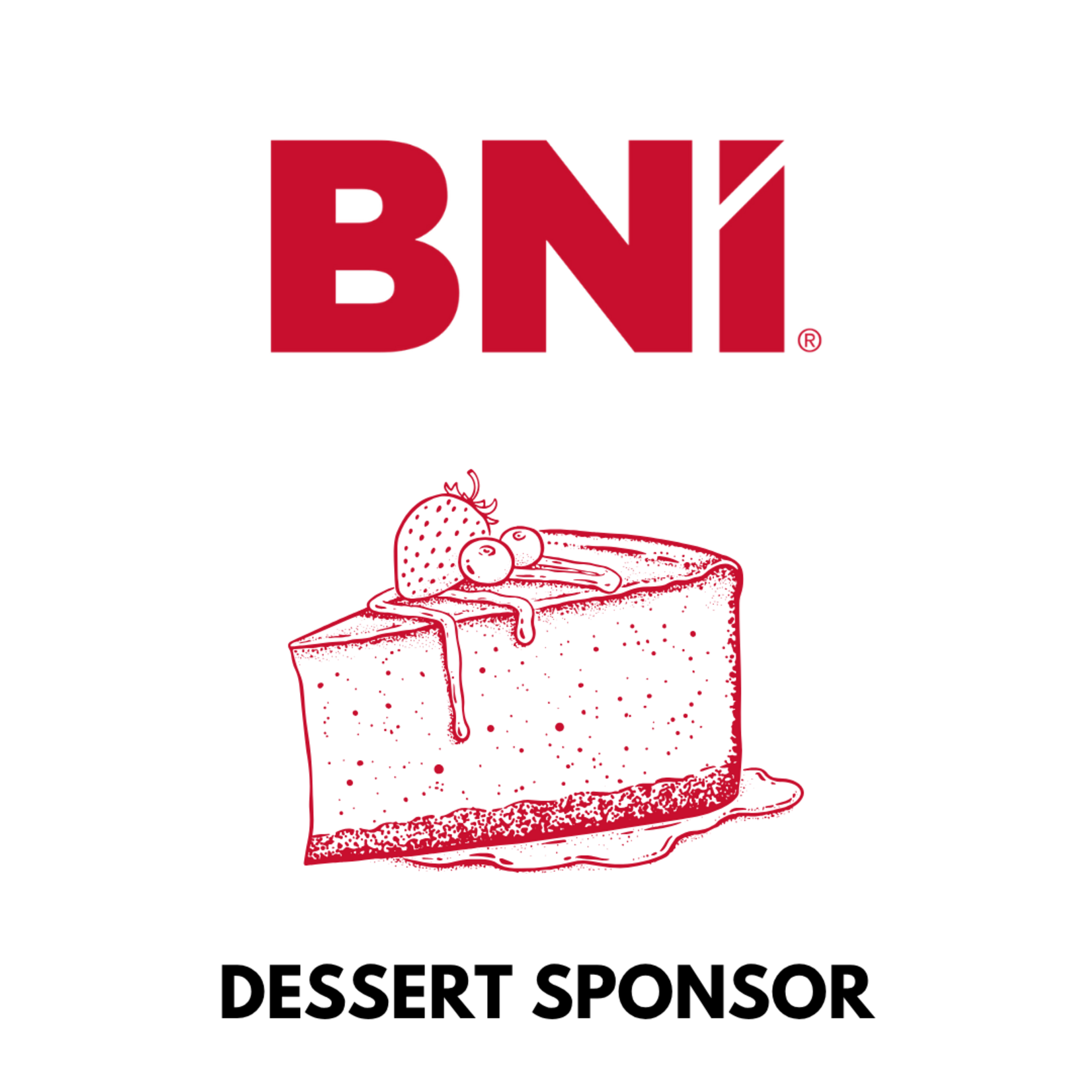 2026 BNI Dessert Sponsor