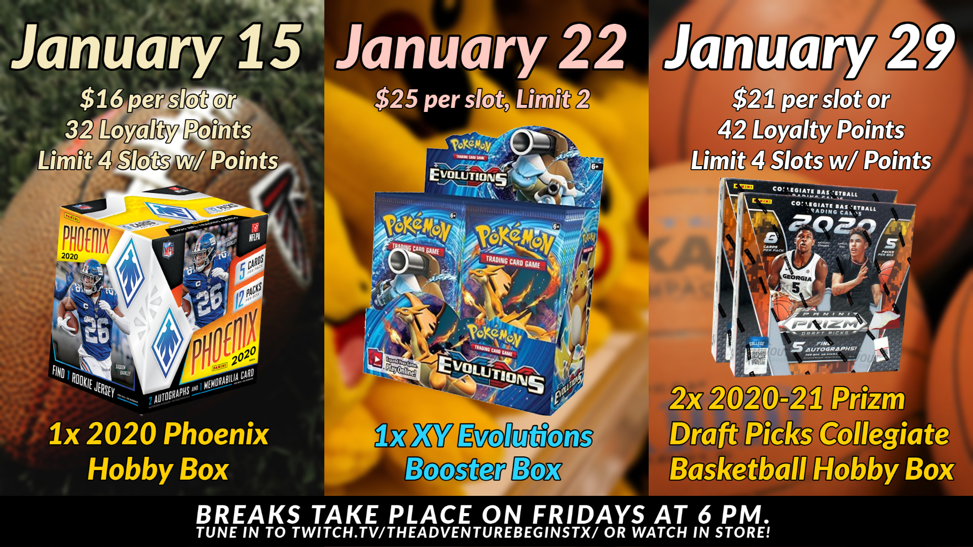 Sports Cards and Stuff | January breaks are coming your way!