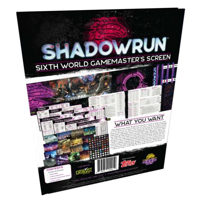Shadowrun: Sixth Edition - Gamemaster Screen