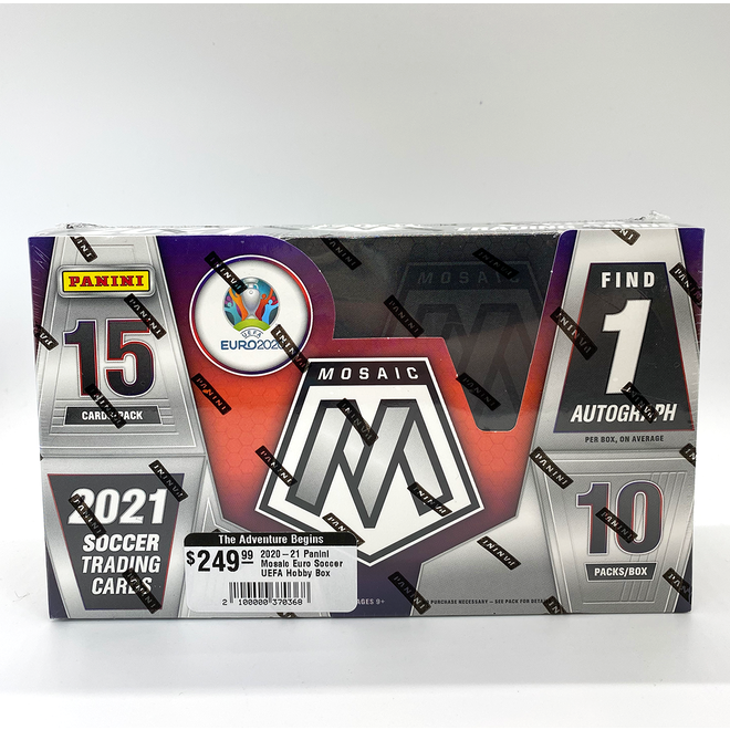 2020-21 Panini Mosaic Euro Soccer UEFA Hobby Box