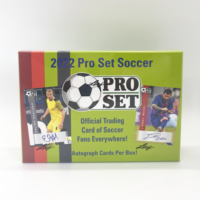 2022 Leaf  Pro Set Soccer Hobby Box