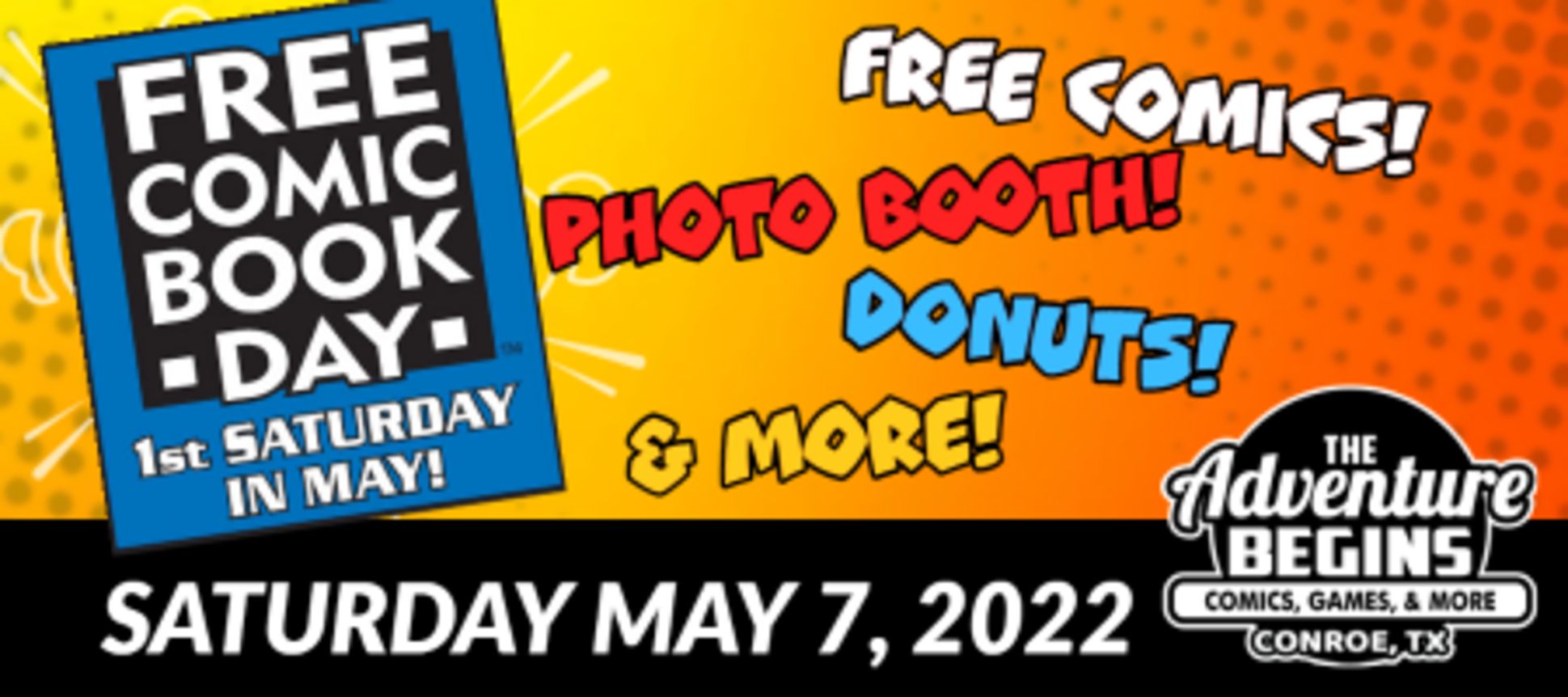Community Free Comic Book Day + Star Wars Day!! The Adventure Begins