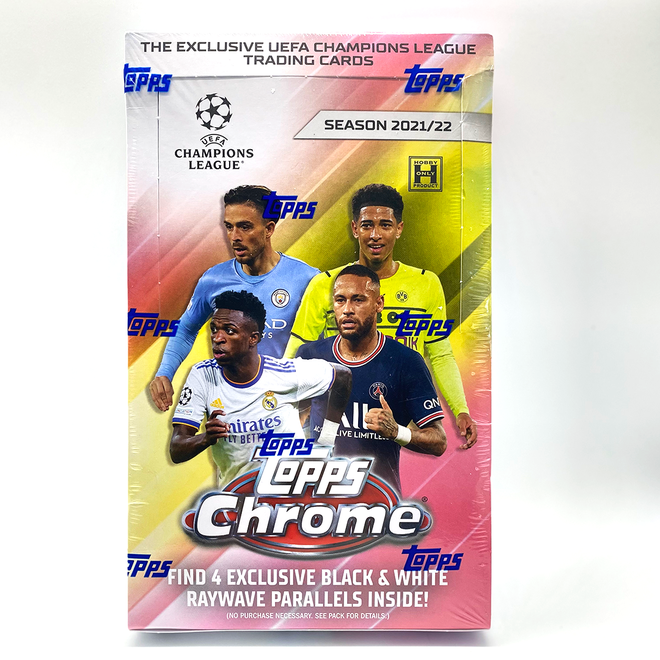 2021-22 Topps UEFA Champions League Chrome Soccer Hobby Lite Box
