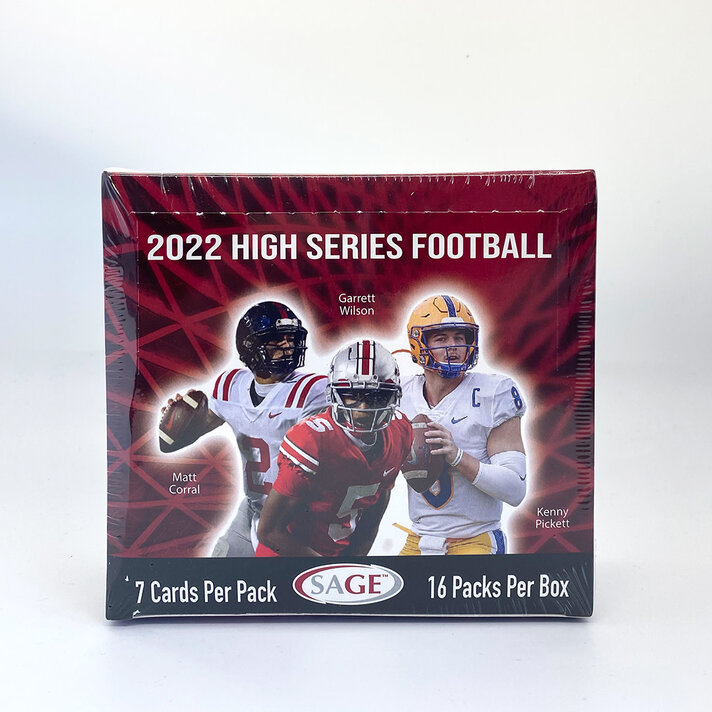 : 2022 Sage Football Draft Picks HIGH Series Blaster Box