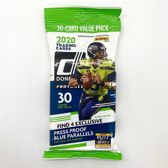 2020 Donruss Football Fat Pack Box