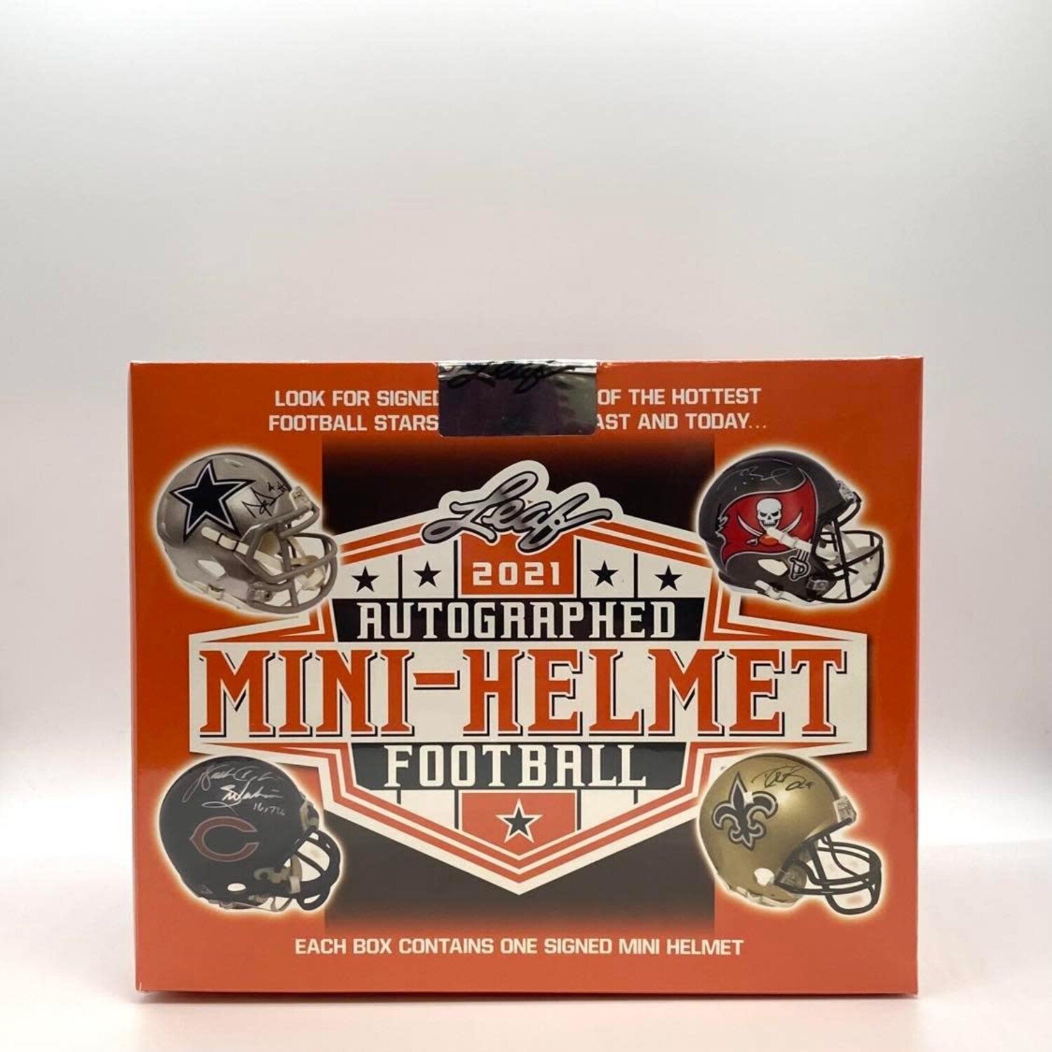 2021 Leaf Autographed Mini Helmets – Three Stars Sportscards