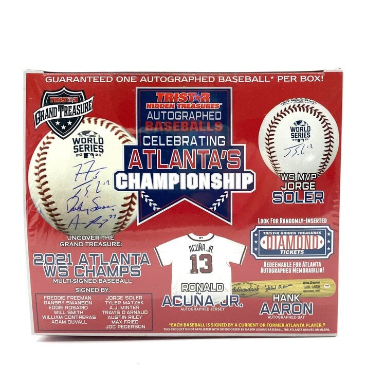 Hank Aaron Autographed Official NL Baseball Atlanta Braves Auto